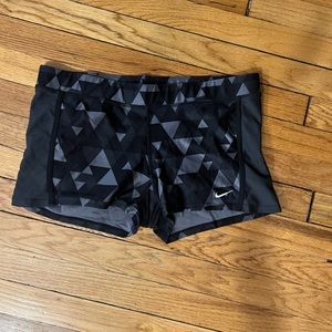 Nike pro black and grey spandex workout shorts PERFECT CONDITION